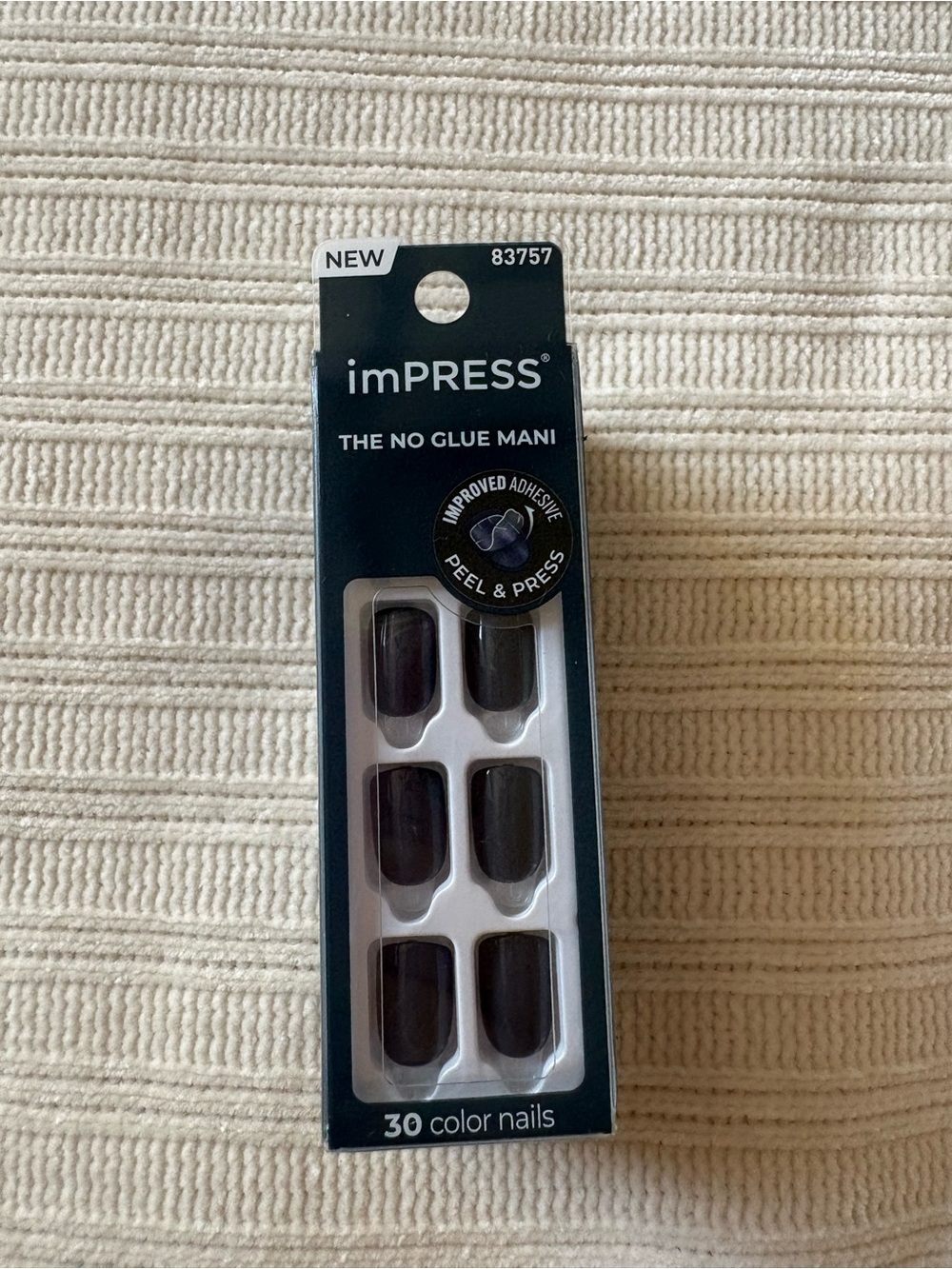 imPRESS No Glue Mani Press-On Nails in Deep Navy